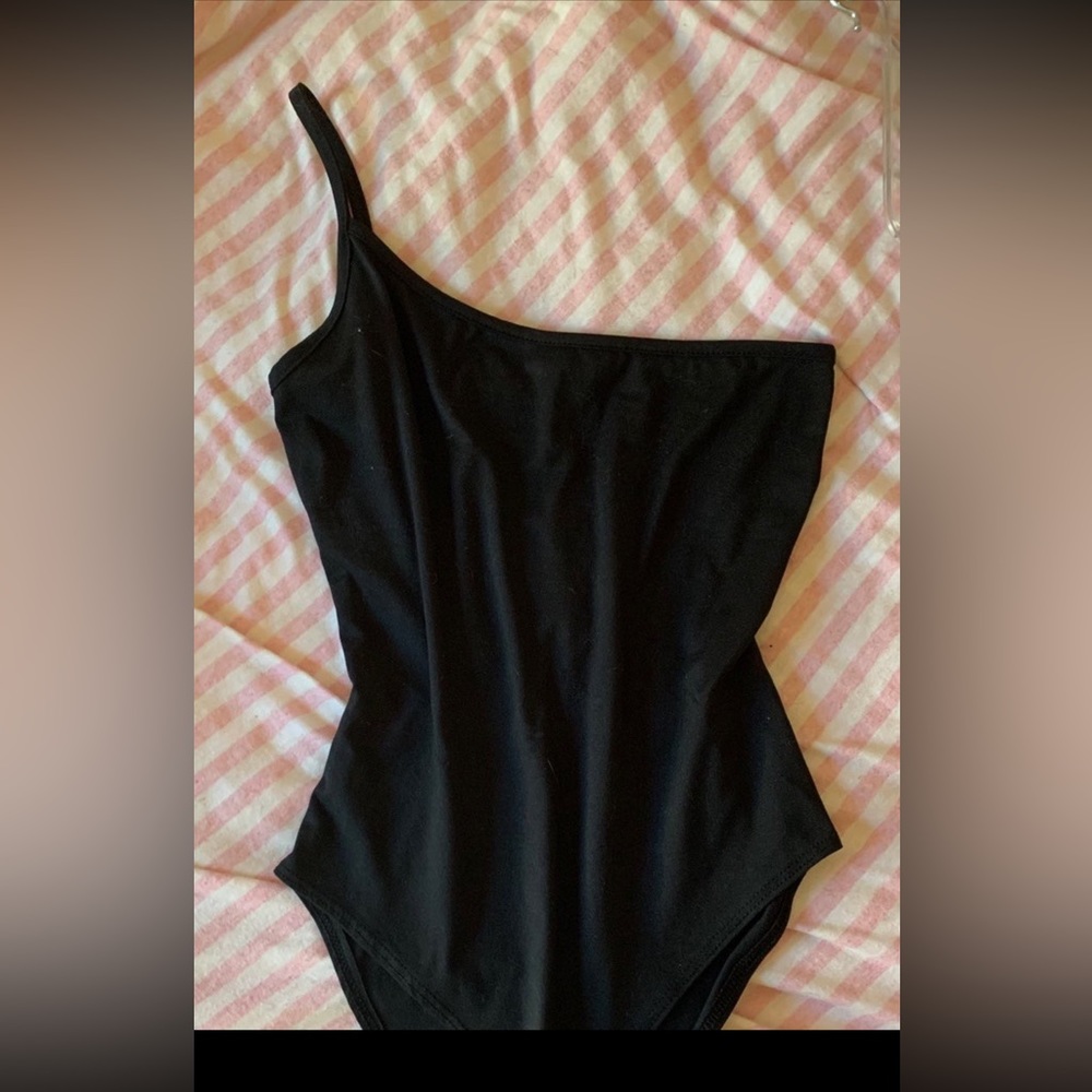 One shoulder bodysuit